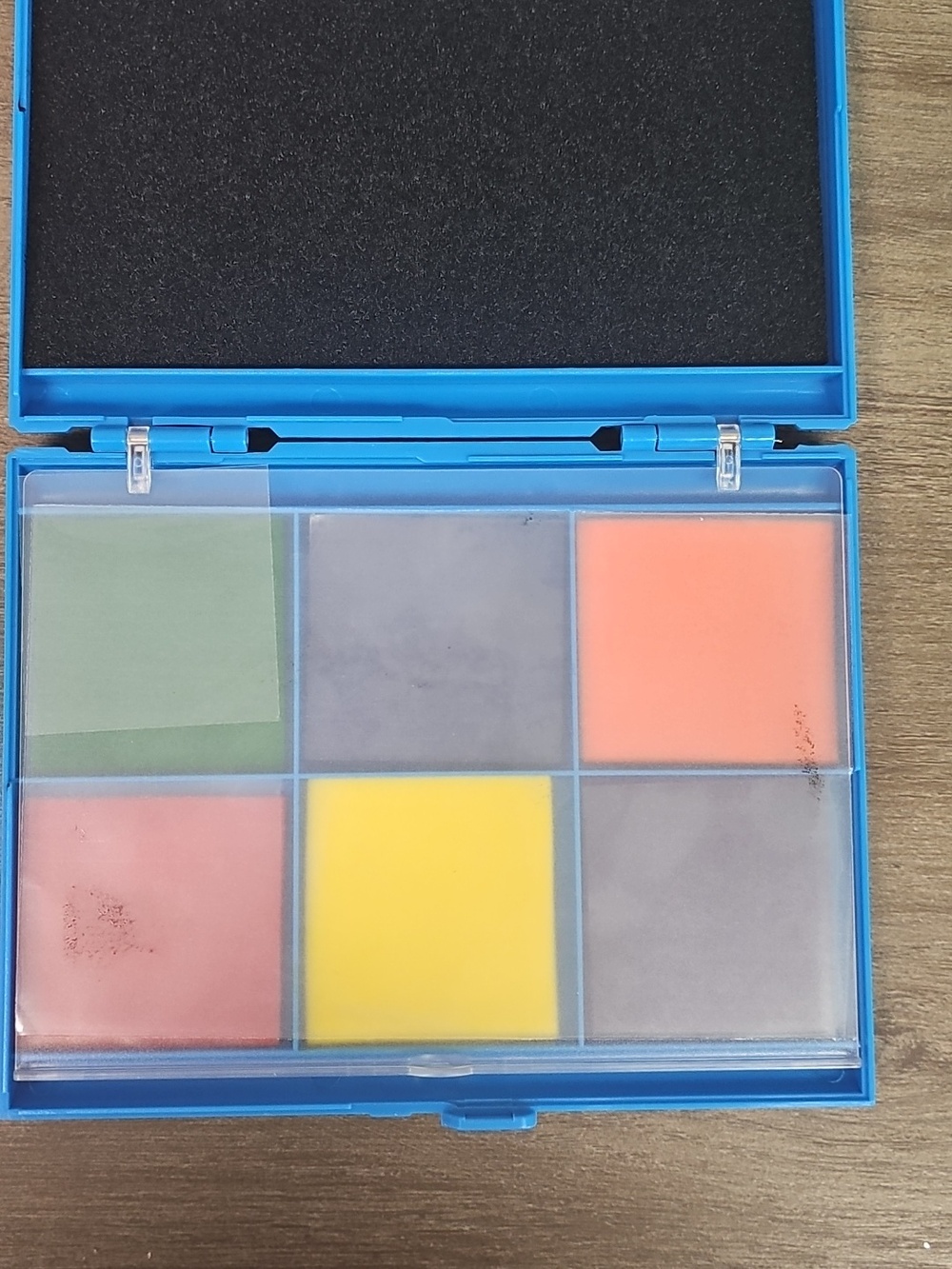 🎨Learning Resources 7-Color Dual Stamp Pad - Blue Case - Picture 2 of 3